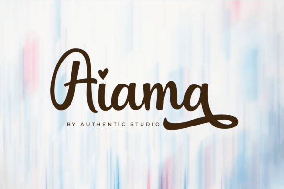 Aiama: A Sweet Handwritten Font for Web Design Projects