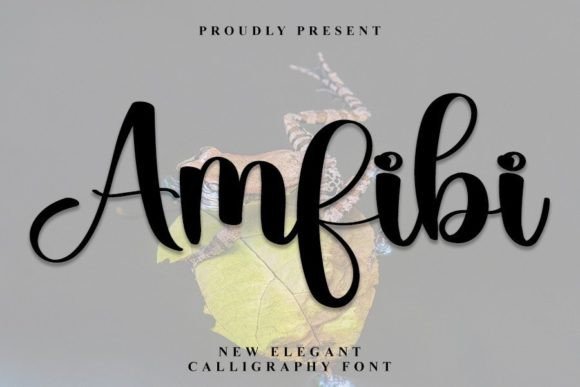 Amfibi: A Contemporary Handwritten Font for Elegant Editorial Design