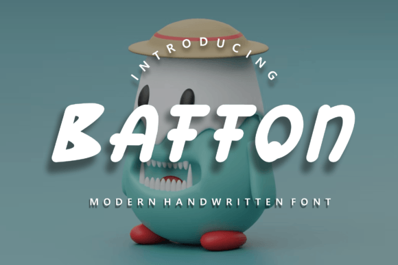 Baffon: A Whimsical Handwritten Font for Modern Marketing Visuals