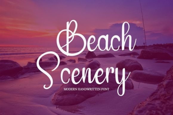 Beach Scenery: A Handwritten Font for Your Brand