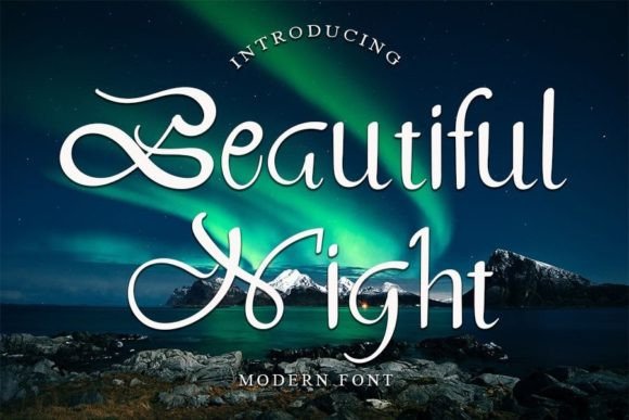 Beautiful Night: A Handwritten Font for Romantic, Personalized Campaigns
