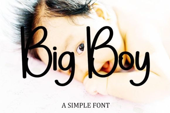 Big Boy: A Handwritten Font That Elevates Modern Web Design