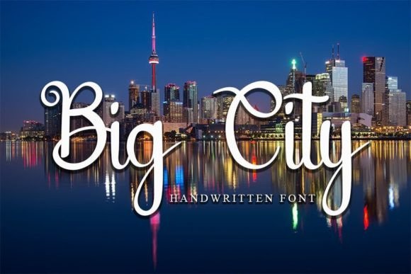 Big City: A Delicate Script Font for Modern Editorial Design
