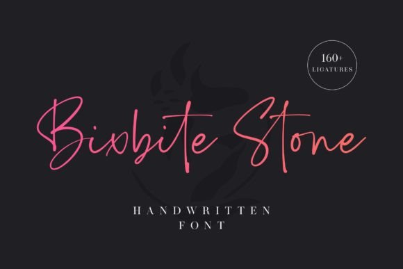 Bixbite Stone: The Perfect Handwritten Font for Your Brand