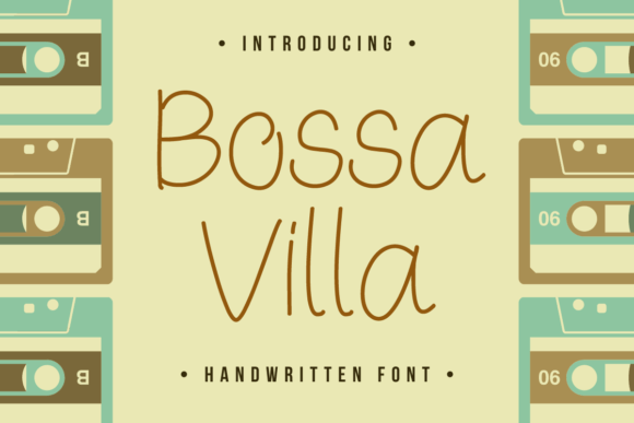 Bossa Villa: A Handwritten Font That Elevates Campaign Visuals