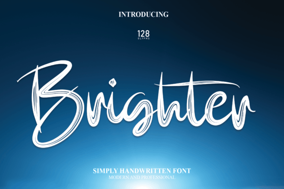 Brighter: A Handwritten Font for Authentic Branding