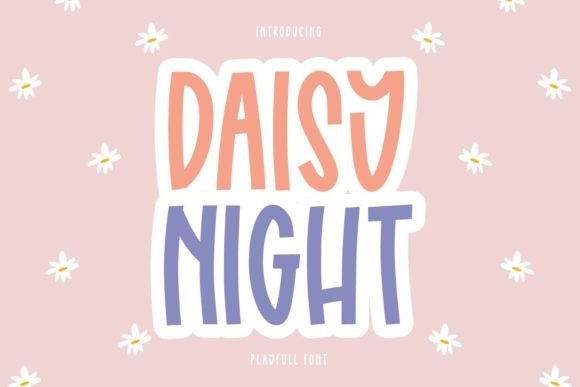 Daisy Night: A Playful Handwritten Font for Creative Web Design