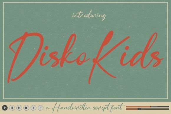 Disko Kids: A Handwritten Script Font for Modern Brand Campaigns