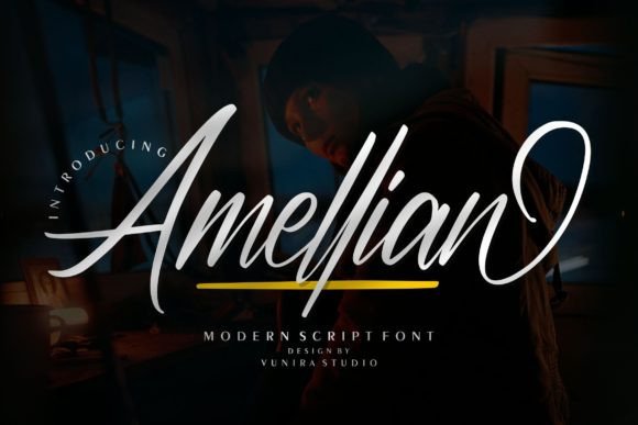 Elevate Your Craft with the Amellian Script Font