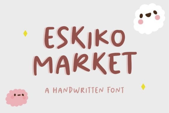 Eskiko Market: A Handwritten Font for Campaigns