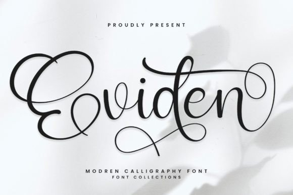 Eviden: A Handwritten Font That Elevates Small Business Branding