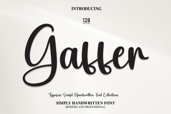 Gaffer Font: A Sweet Script for Small Business Branding