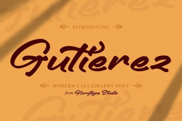 Gutierez: The Modern Script Typeface for Marketers