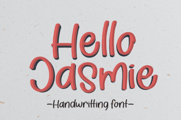 Hello Jasmie: A Playful Handwritten Font for Business Branding