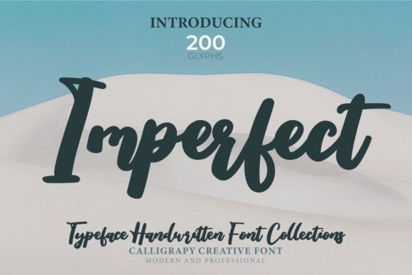 Imperfect: A Handwritten Font That Adds Charm to Every Craft Project