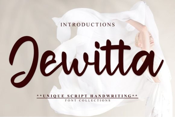 Jewitta: The Elegant Script Font for Crafters and Product Designers