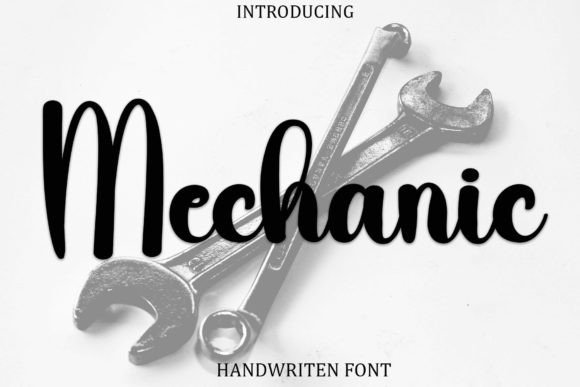 Mechanic: A Handwritten Font for Impactful Digital Marketing