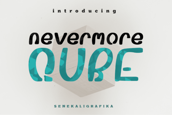 Nevermore Qube: A Bold Display Font for Web Design