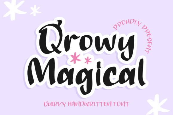 Qrowy Magical: A Quirky Handwritten Font for Makers