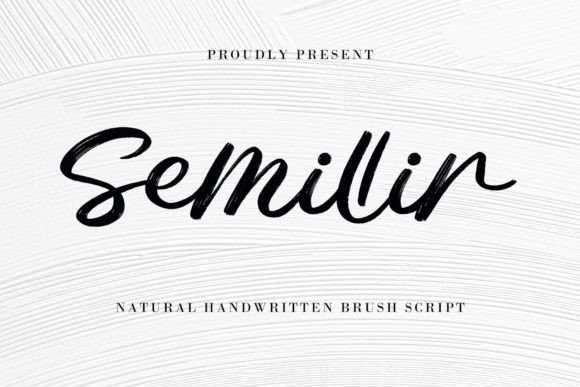 Semillir: A Romantic Handwritten Font for Editorial Design