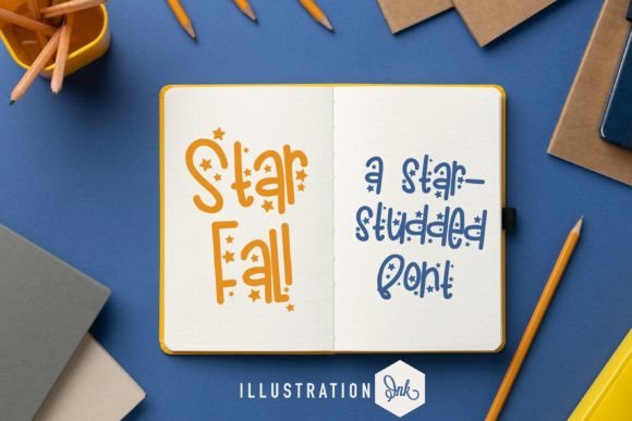 Star Fall: A Handwritten Font That Elevates Small Business Branding