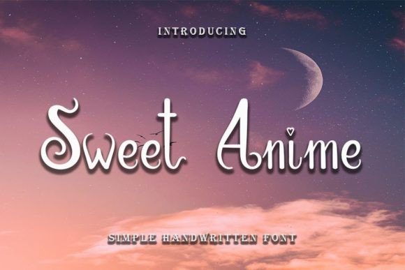 Sweet Anime: A Delicate Handwritten Font for Business Branding
