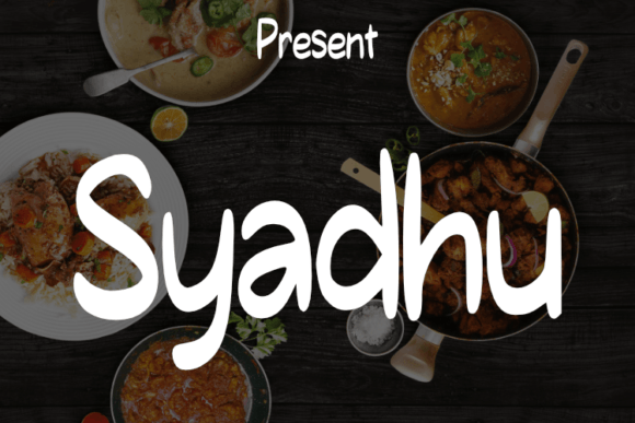 Syadhu: A Modern Script Typeface for Marketers