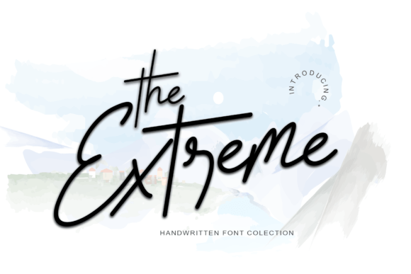 The Extreme: A Bold Handwritten Font for Modern Marketing Designs